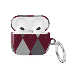Merlot Argyle - AirPods 3 Case
