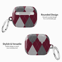 Merlot Argyle - AirPods 3 Case