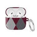 Merlot Argyle - AirPods 4 Case