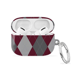 Merlot Argyle - AirPods Pro 1 Case
