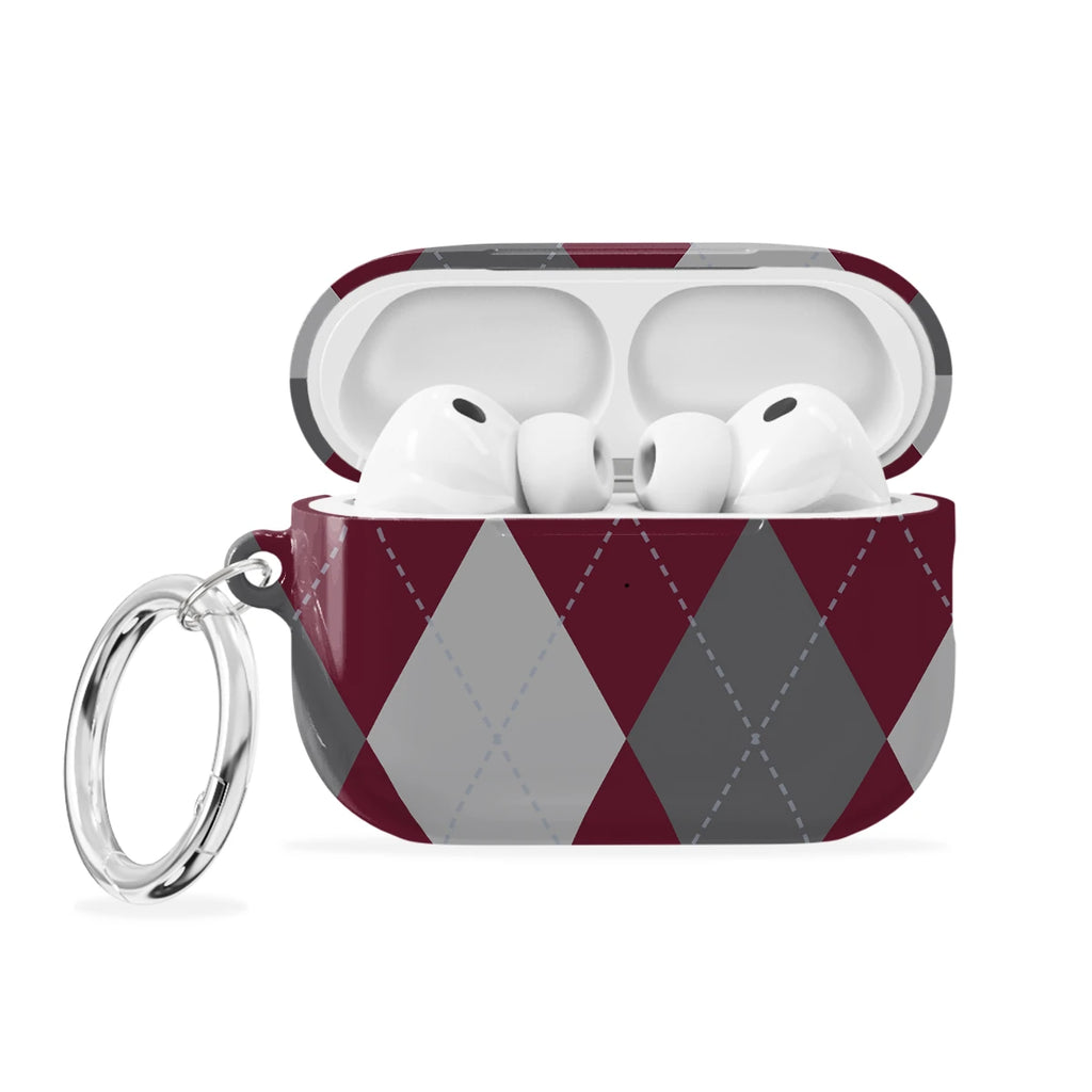 Merlot Argyle - AirPods Pro 3 Case