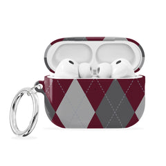 Merlot Argyle - AirPods Pro 3 Case