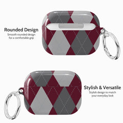 Merlot Argyle - AirPods Pro 3 Case