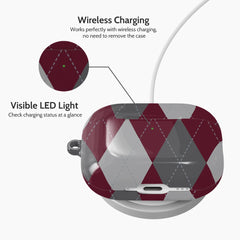 Merlot Argyle - AirPods Pro 3 Case