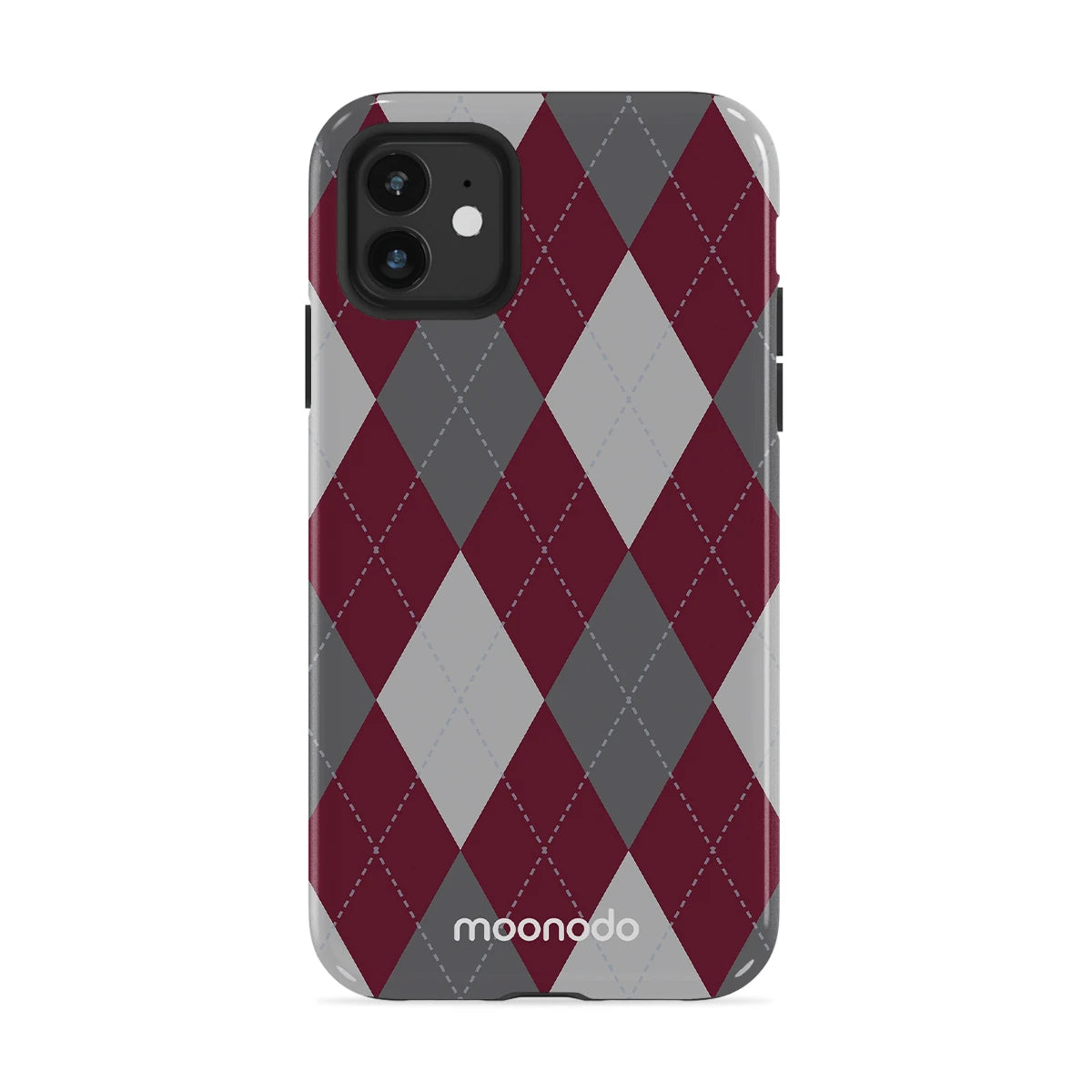 Merlot Argyle - iPhone 11 Case