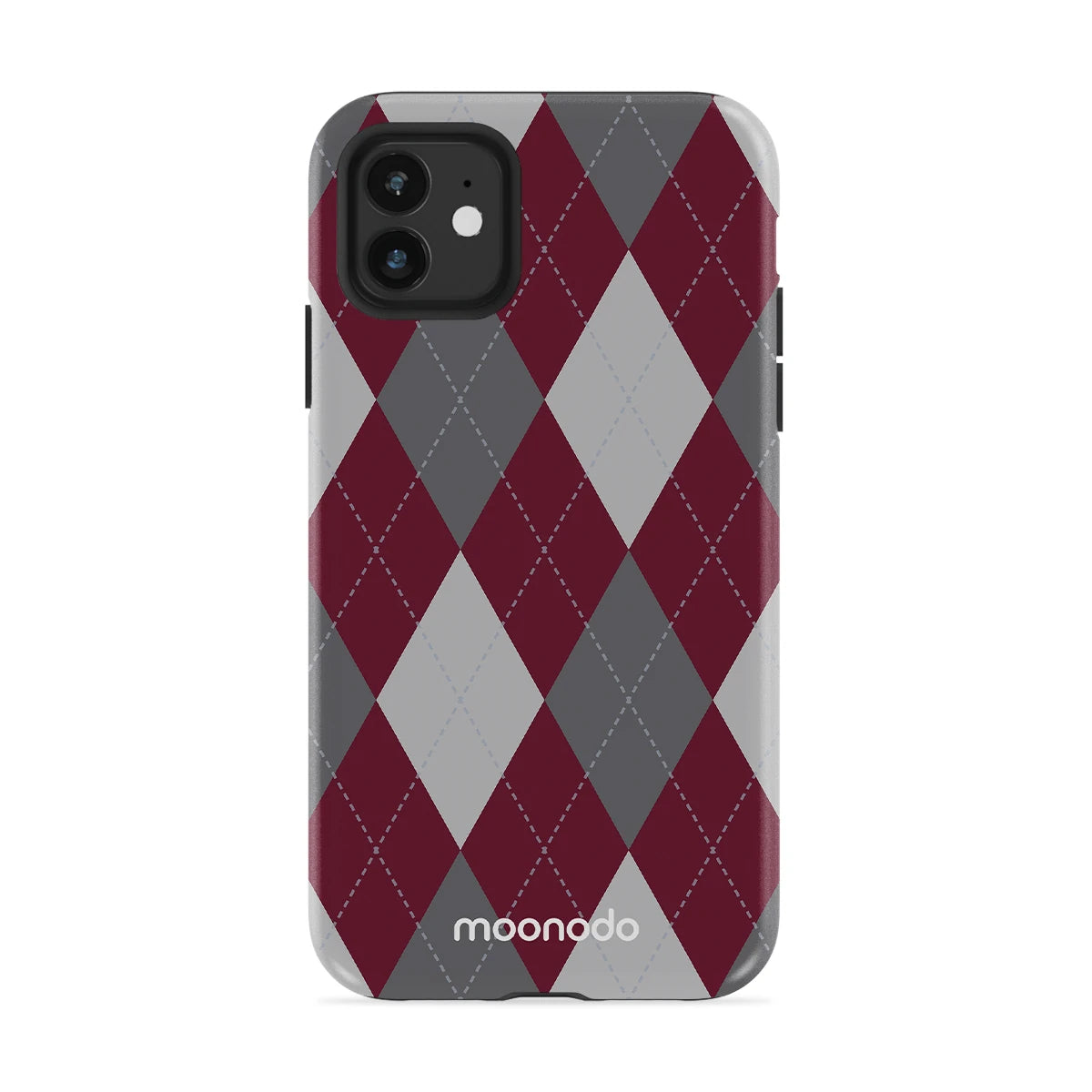 Merlot Argyle - iPhone 11 Case