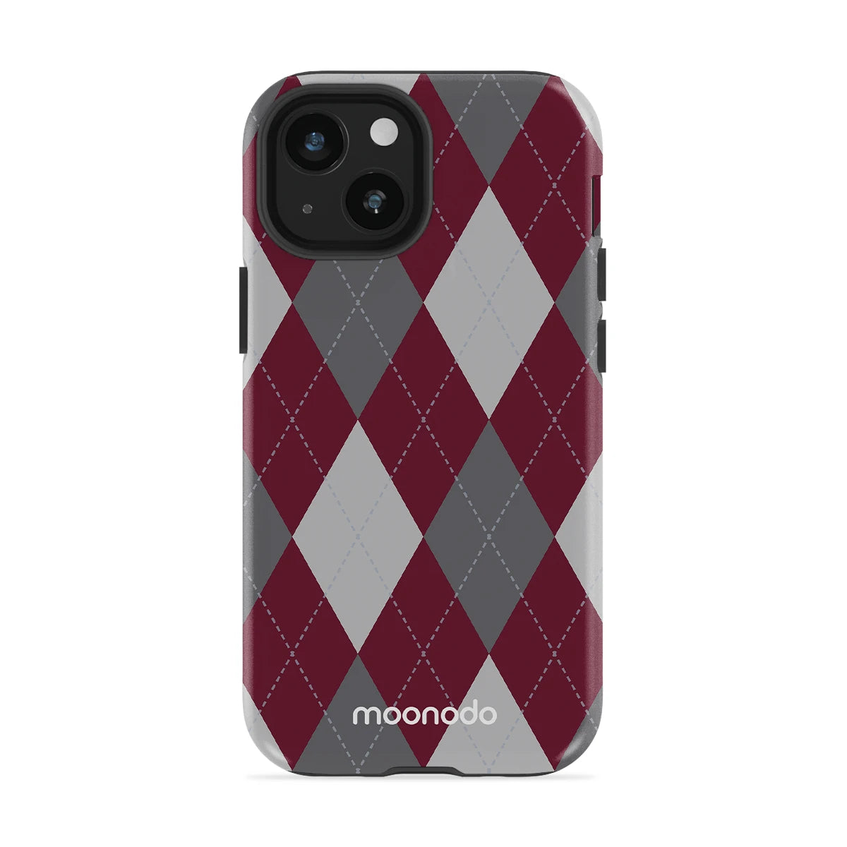 Merlot Argyle - iPhone 13 Mini Case