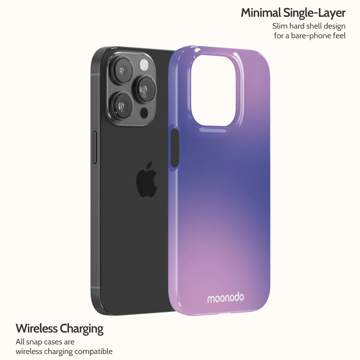 Violet Aura - iPhone 14 Pro Case