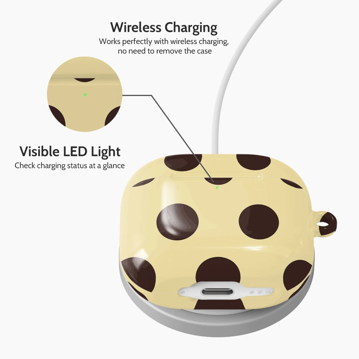 Licorice Dots - AirPods 4 Case