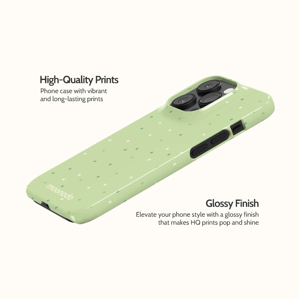 Lime Confetti - iPhone 14 Pro Case