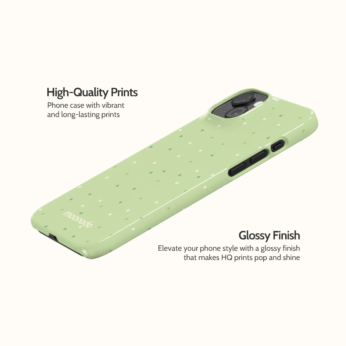 Lime Confetti - iPhone 15 Plus Case
