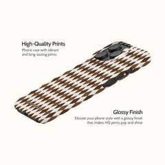 Truffle Argyle - iPhone 16 Pro Case