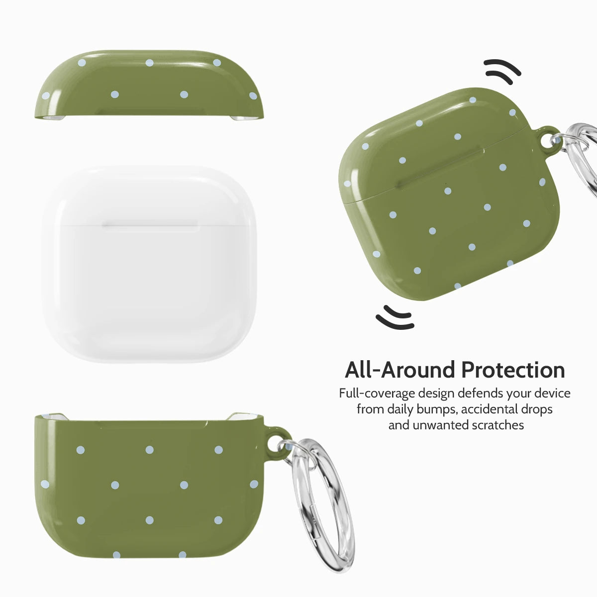 Wasabi Dots - AirPods 4 Case