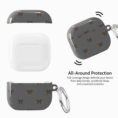 Slate Ribbons - AirPods 4 Case