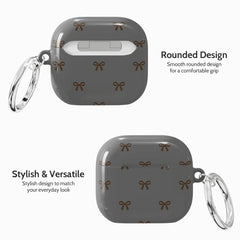 Slate Ribbons - AirPods 4 Case