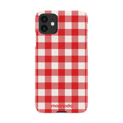 Berry Gingham - iPhone 11 Case
