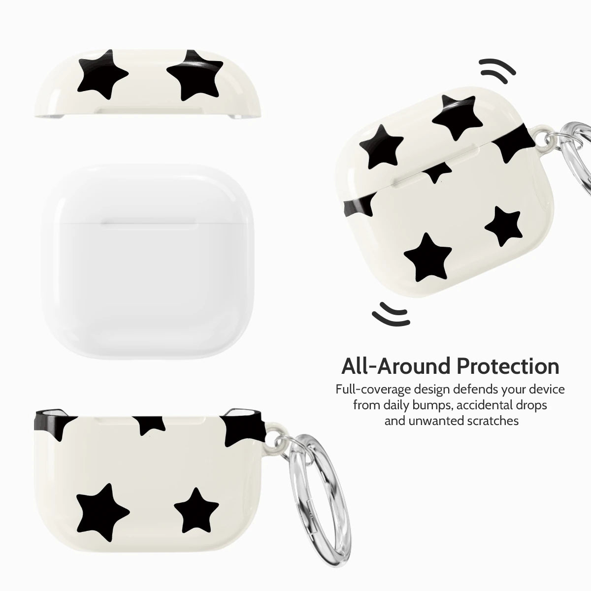 Noir Nova - AirPods 4 Case