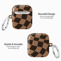 Walnut Warp - AirPods 1 & 2 Case