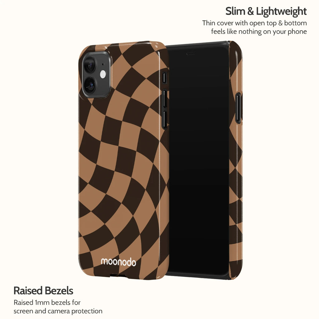 Walnut Warp - iPhone 11 Case