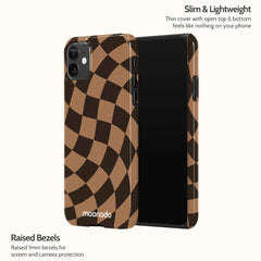 Walnut Warp - iPhone 11 Case