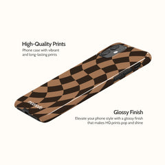 Walnut Warp - iPhone 11 Case