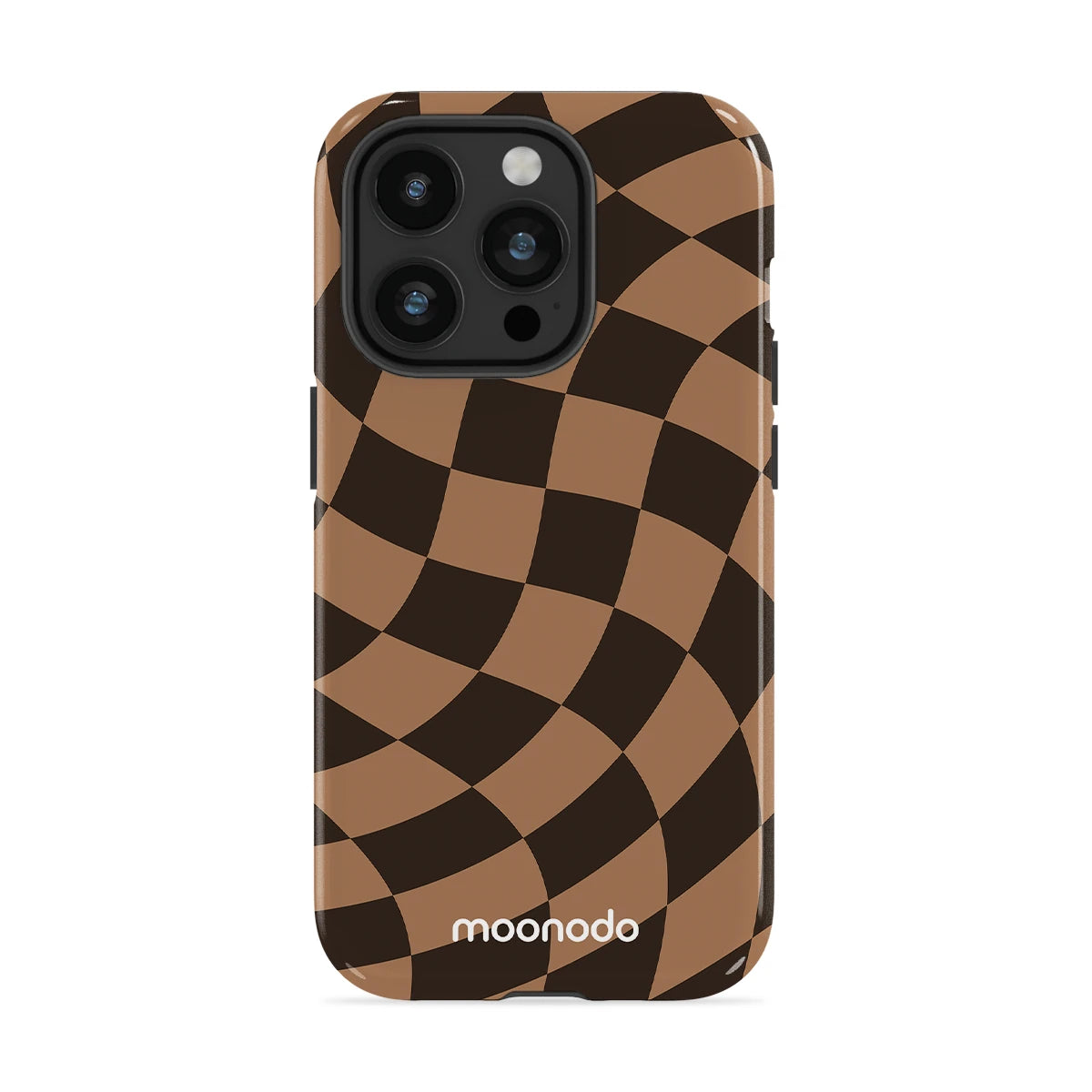 Walnut Warp - iPhone 14 Pro Case
