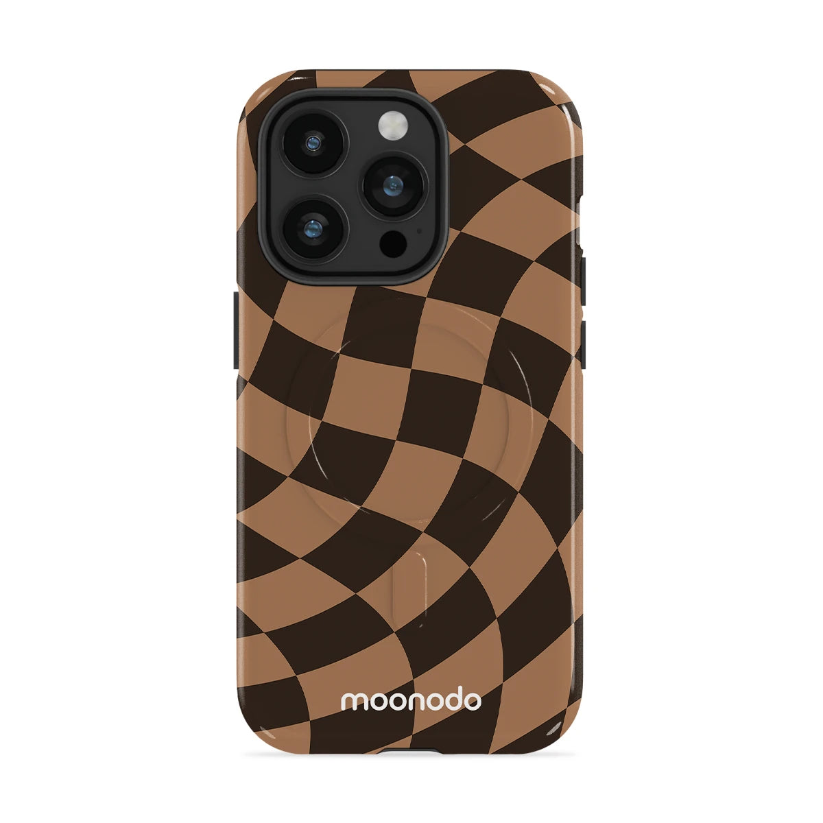 Walnut Warp - iPhone 14 Pro Case
