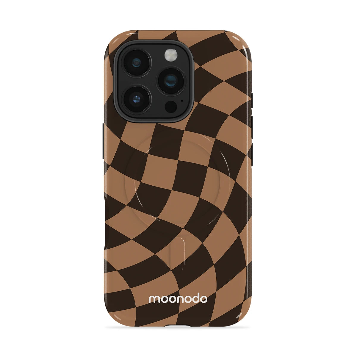Walnut Warp - iPhone 16 Pro Case