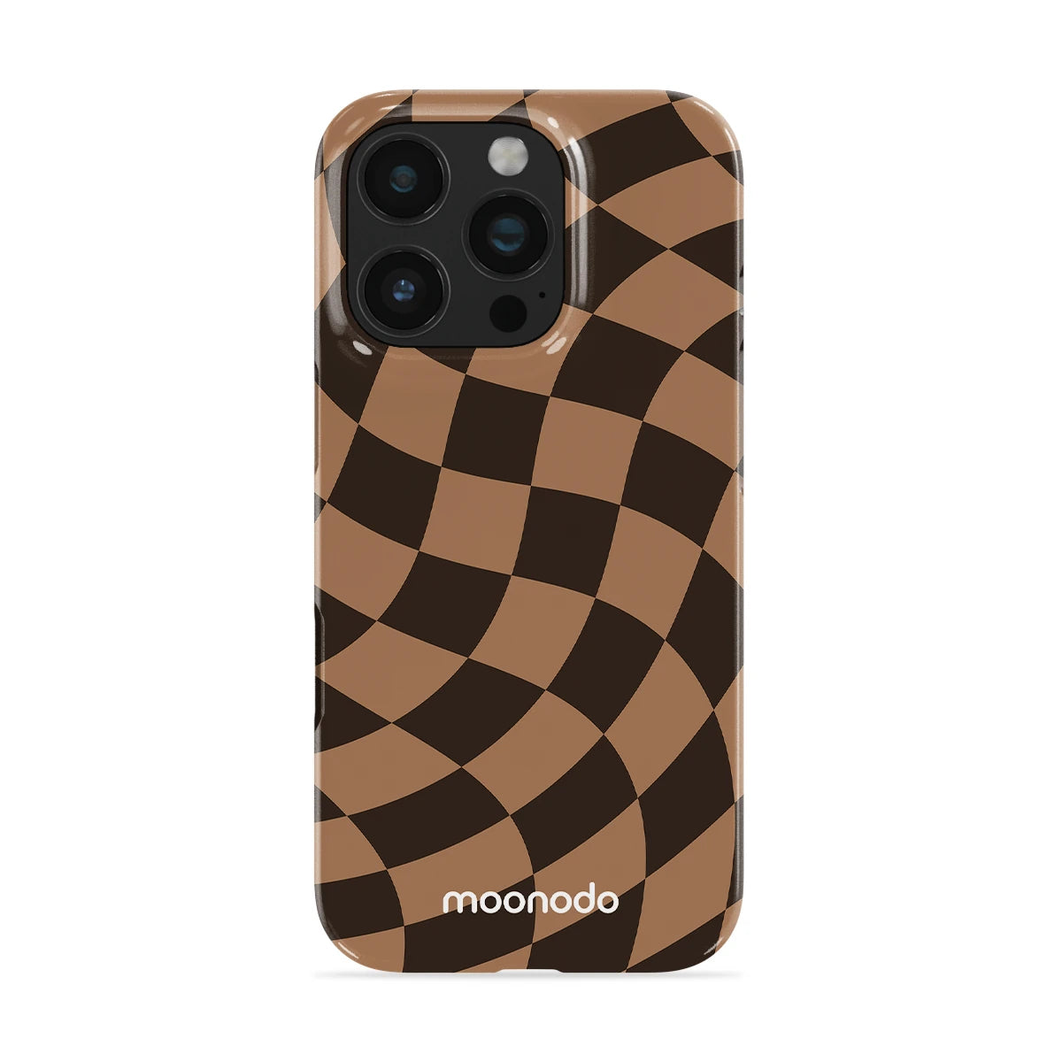 Walnut Warp - iPhone 16 Pro Case