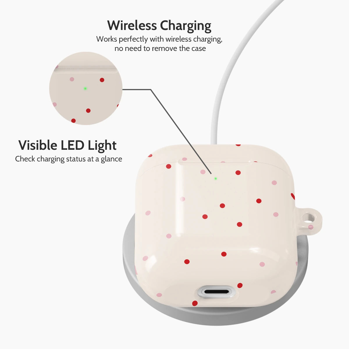 Blush Freckles - AirPods 1 & 2 Case