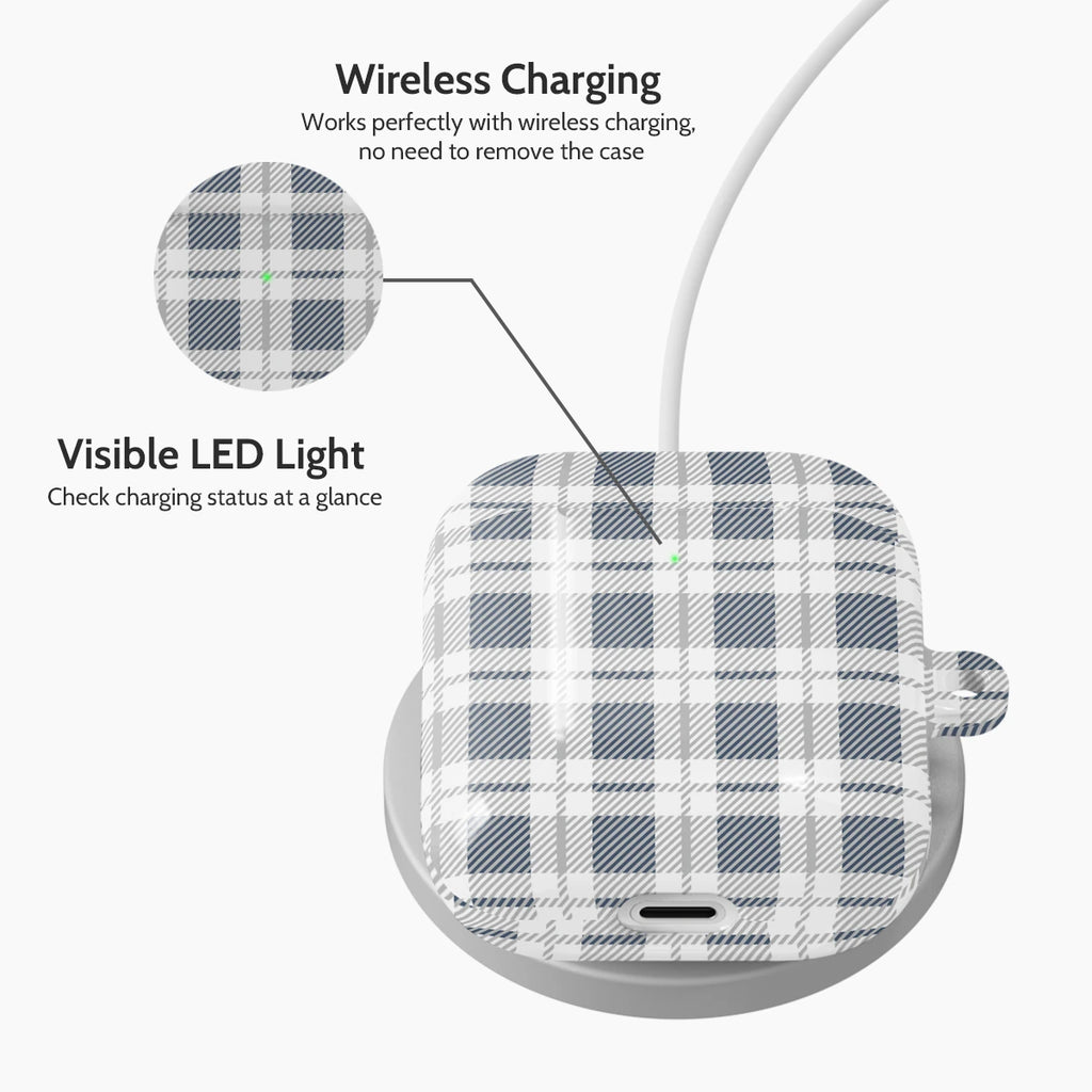 Coastal Check - AirPods 1 & 2 Case