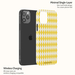 Lemon Argyle - iPhone 12 Pro Case