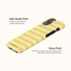 Lemon Argyle - iPhone 13 Mini Case