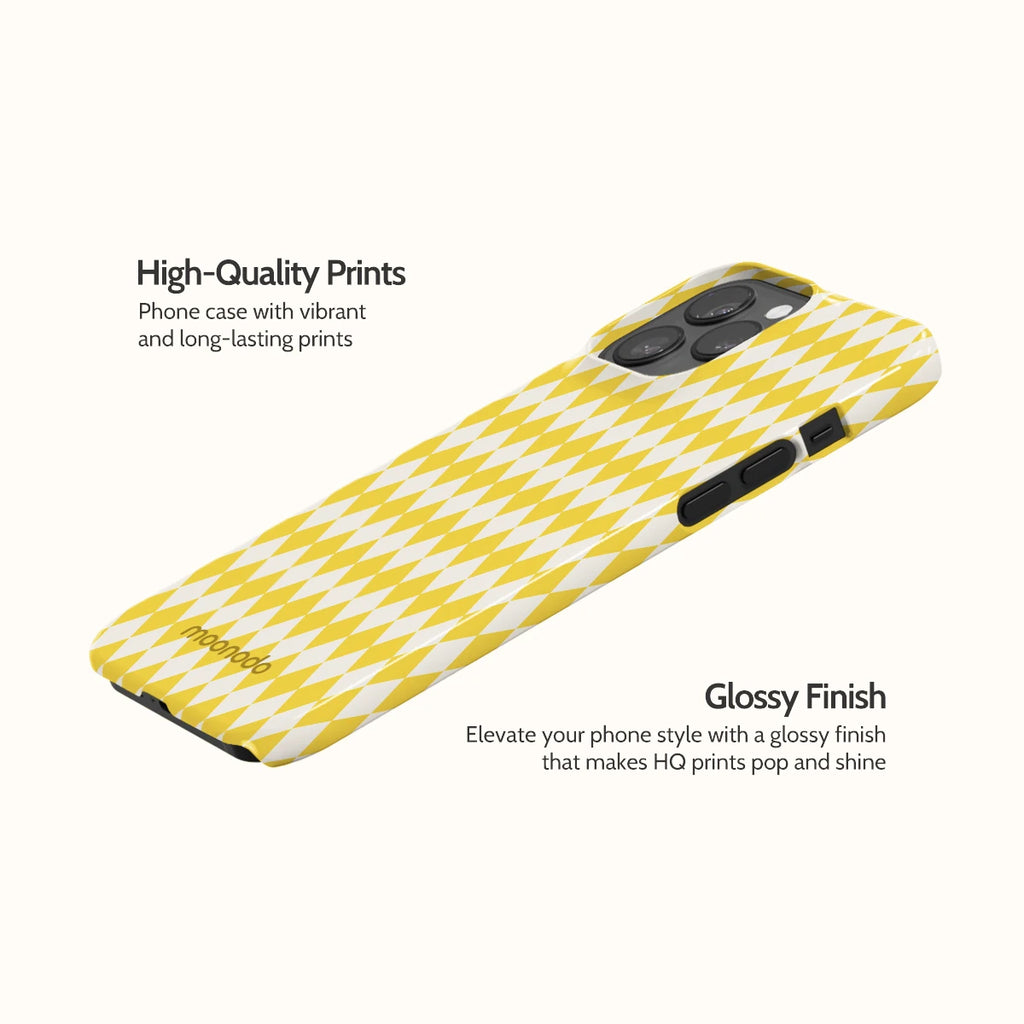 Lemon Argyle - iPhone 13 Pro Max Case