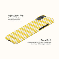 Lemon Argyle - iPhone 15 Plus Case