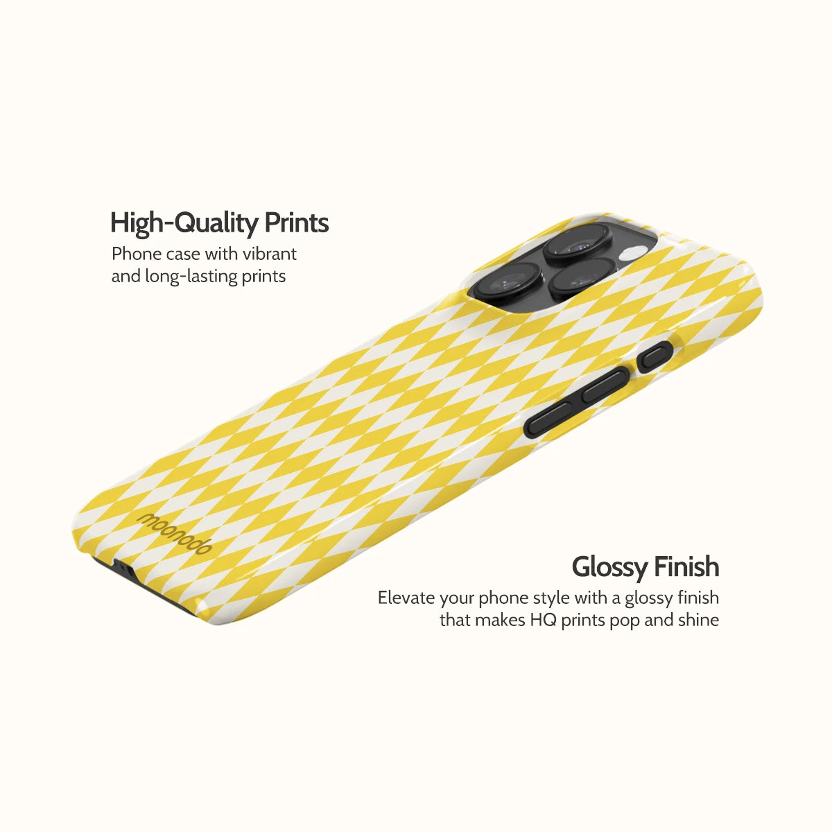 Lemon Argyle - iPhone 15 Pro Case