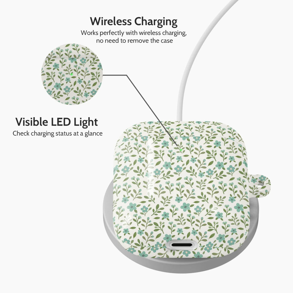 Verdant Bloom - AirPods 1 & 2 Case