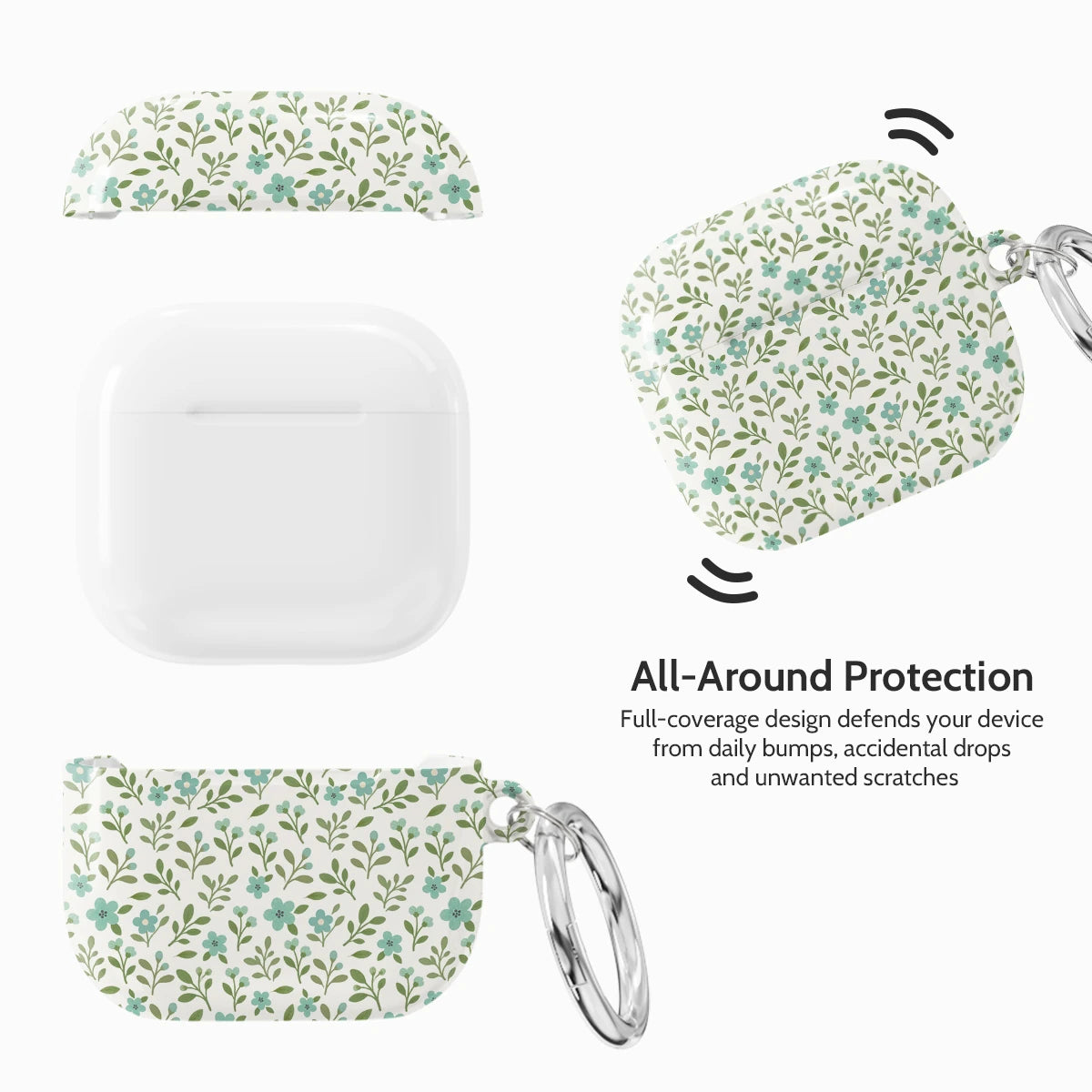 Verdant Bloom - AirPods 4 Case