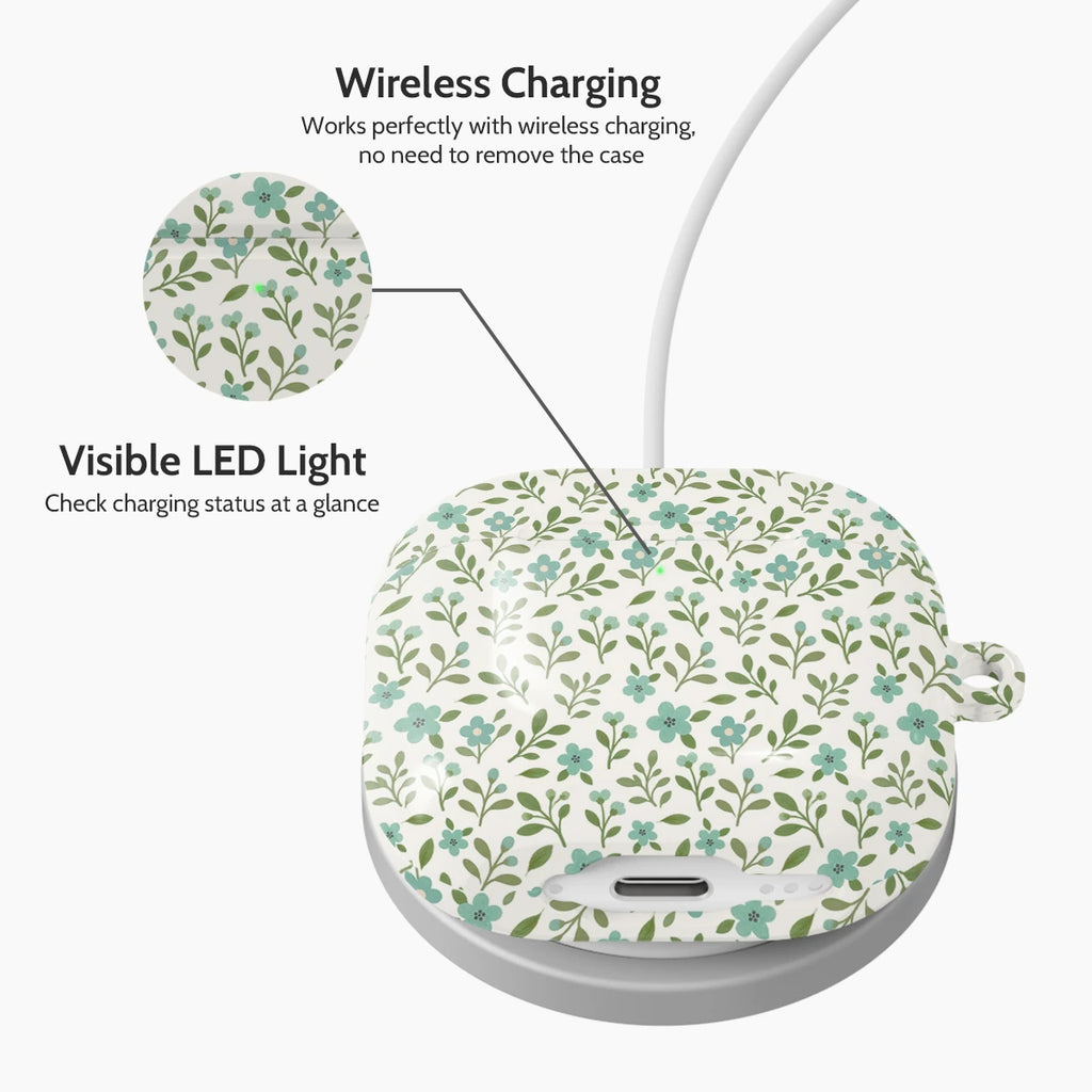 Verdant Bloom - AirPods 4 Case