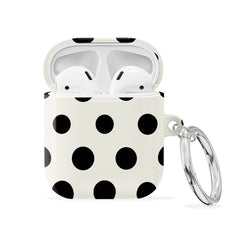 Ebony Polka - AirPods 1 & 2 Case