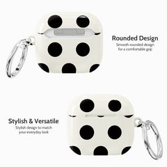 Ebony Polka - AirPods 4 Case
