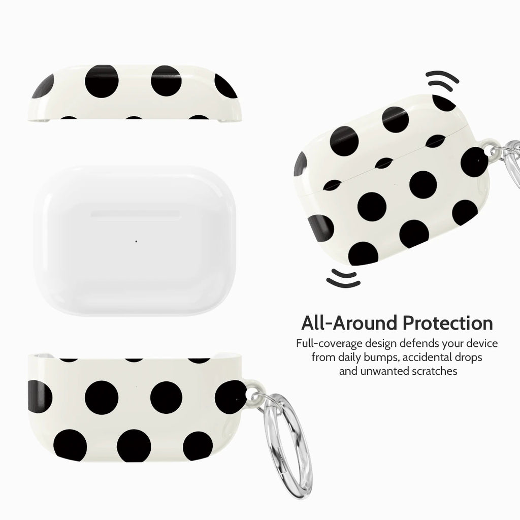 Ebony Polka - AirPods Pro 1 Case