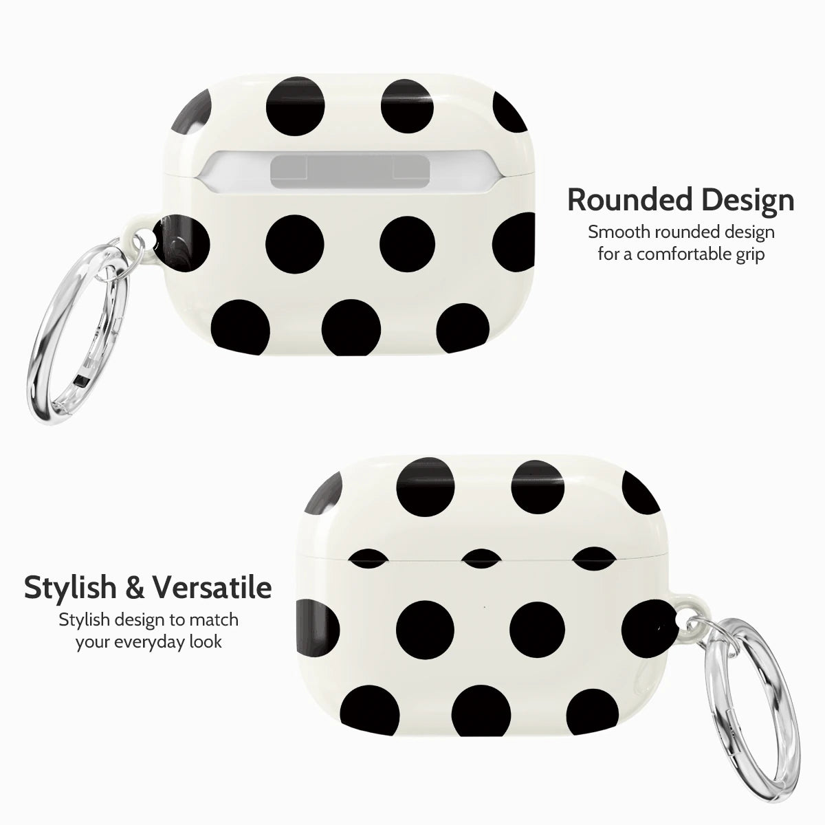 Ebony Polka - AirPods Pro 1 Case