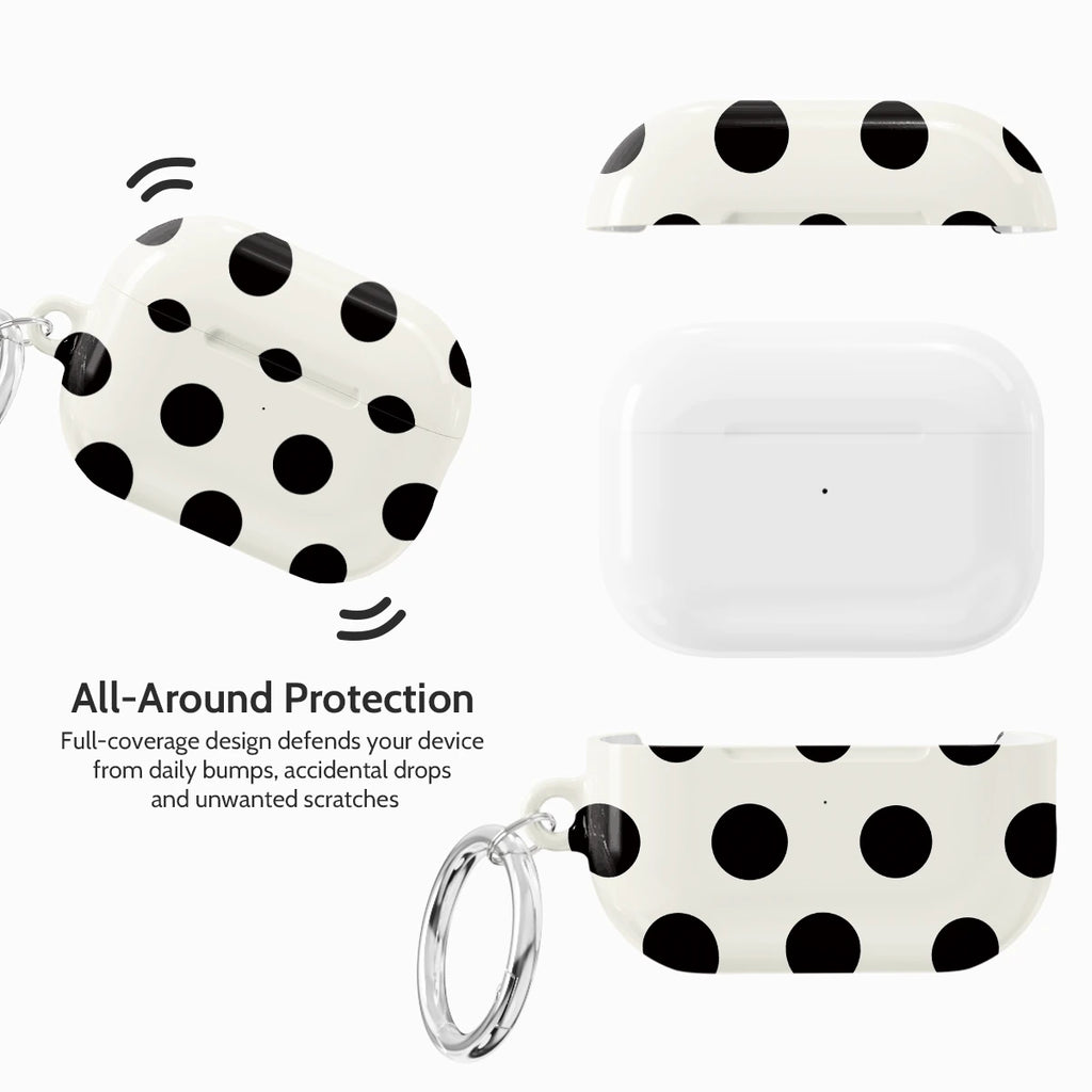 Ebony Polka - AirPods Pro 2 Case