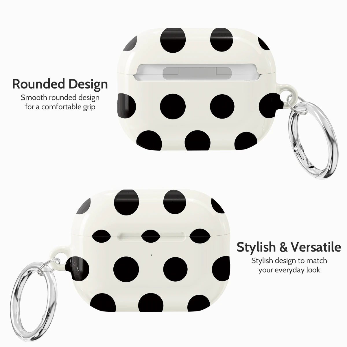 Ebony Polka - AirPods Pro 2 Case