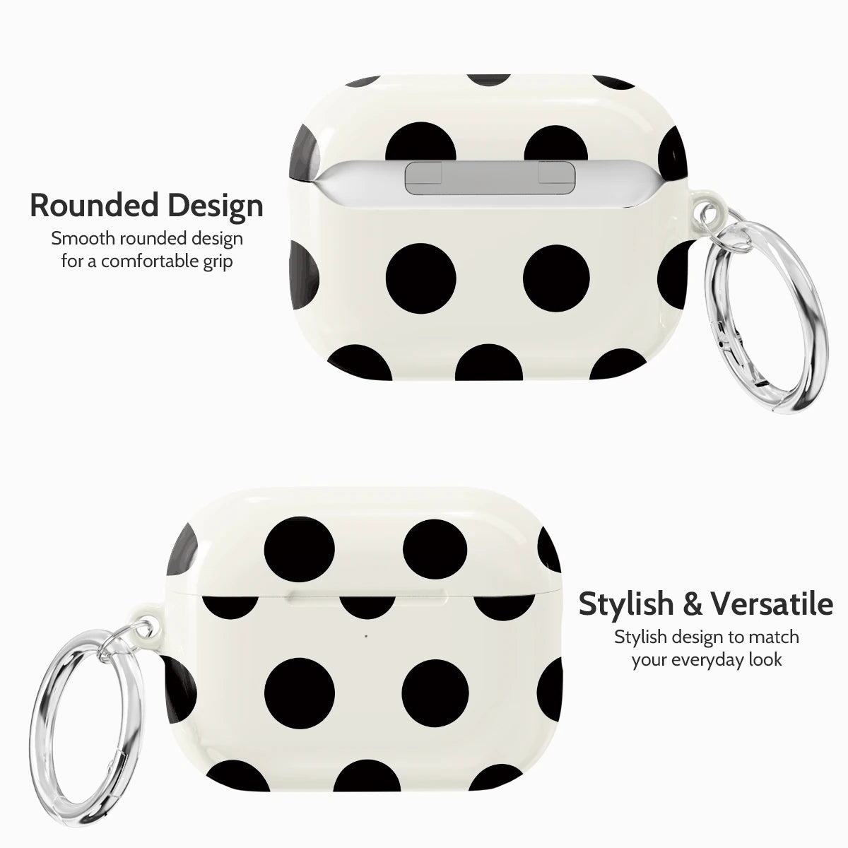 Ebony Polka - AirPods Pro 3 Case