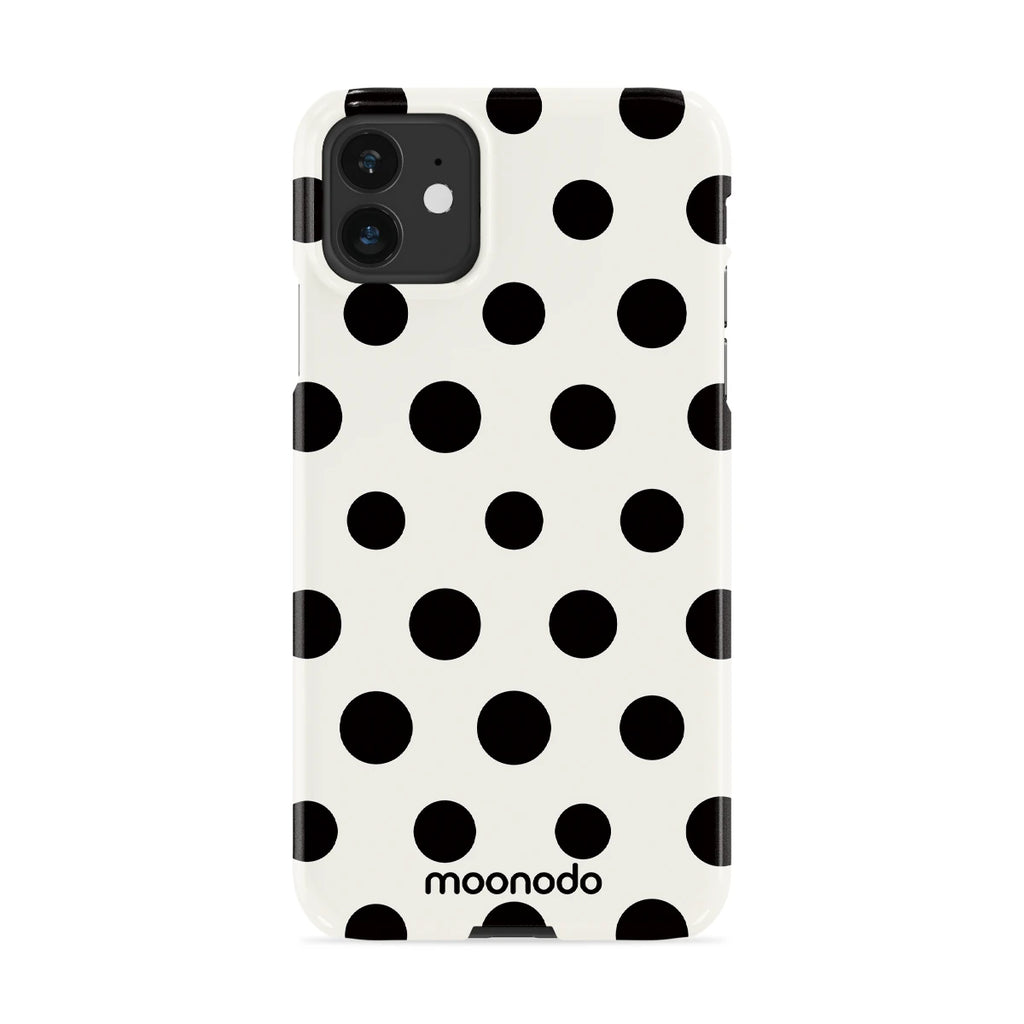 Ebony Polka - iPhone 11 Case