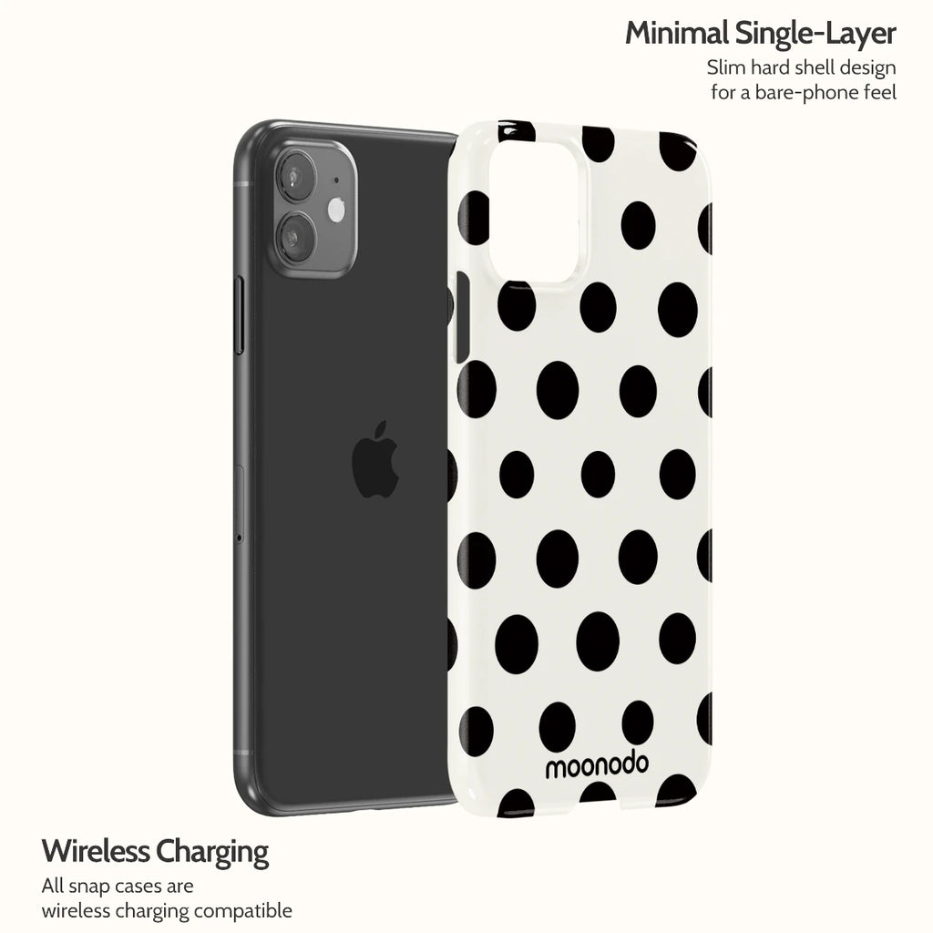 Ebony Polka - iPhone 11 Case