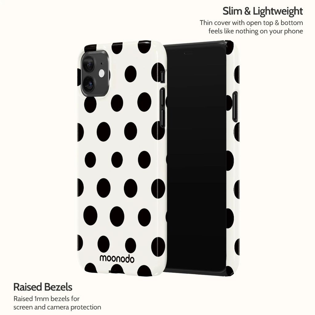 Ebony Polka - iPhone 11 Case