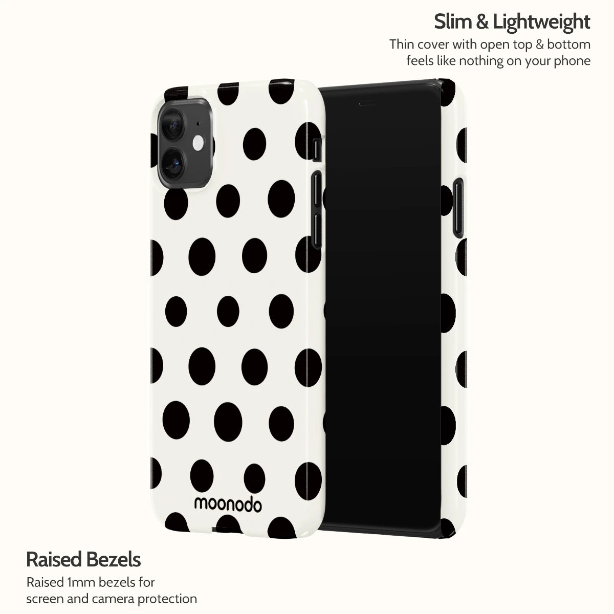 Ebony Polka - iPhone 11 Case